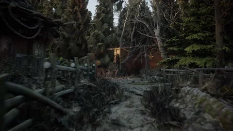 Camera is flying to ancient cemetery. Stock Footage 226983776