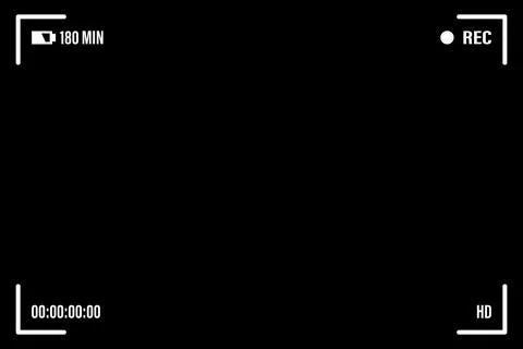 Camera focusing screen. Vector illustration. Camera screen for photoshop Stock Illustration