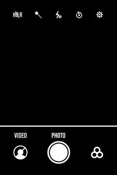 Camera focusing screen. Vector illustration. Camera screen for photoshop イラスト素材