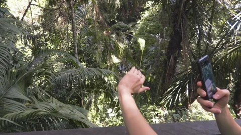 Camera footage of the blogger making the content Stock Footage 125769408