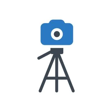Camera glyph color icon Stock-Illustration