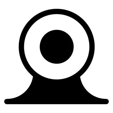 Camera glyph icon vector illustration isolated on white background Stock Illustration