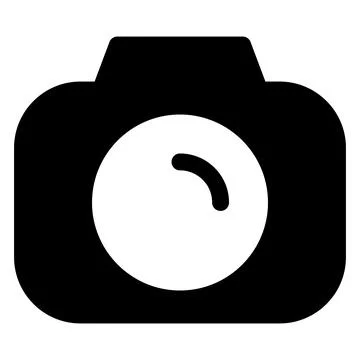 Camera glyph icon vector illustration isolated on white background 스톡 일러스트