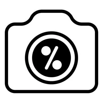 Camera glyph icon vector illustration isolated on white background Stock Illustration