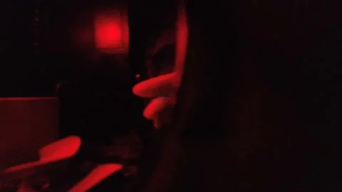 Camera going in  x ray developing box Stock Footage 167433519