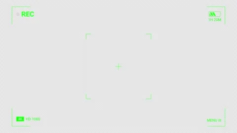 CAMERA GREEN SCREEN VIEWFINDER ANIMATION PRORESS4444 alpha 스톡 동영상 315089649