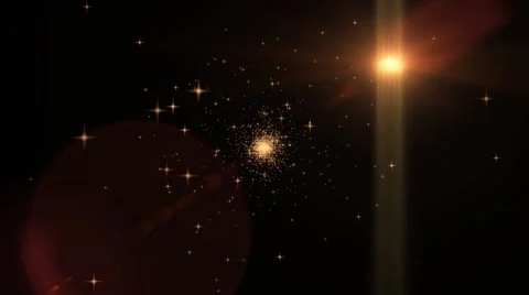 Camera Grid Flashes Lense Flares and Stars Stock-Footage 7140449