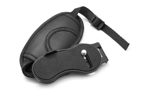 Camera hand strap Foto stock