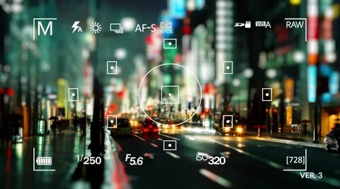 Camera HUD After Effects Template 库存 After Effects