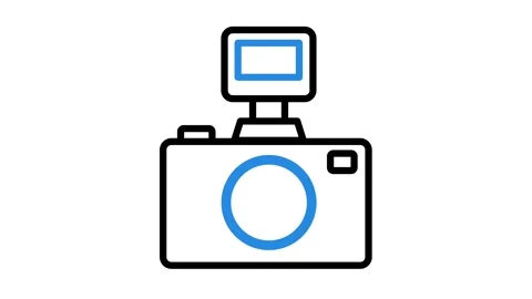 Camera Icon 100 Stock Footage 274704737