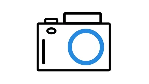 Camera Icon 6 Stock Footage 274627074