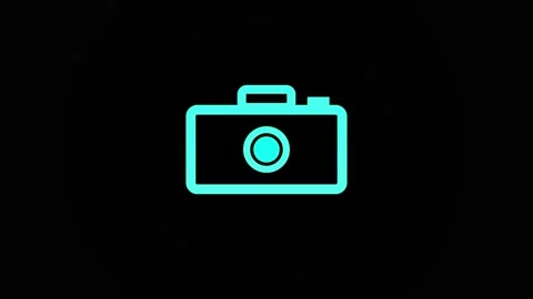 Camera Icon Animation with Capturing Motion – Dynamic Visual Stock Footage 283491688