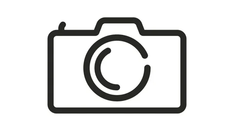 Camera icon animation Video stock 132786151