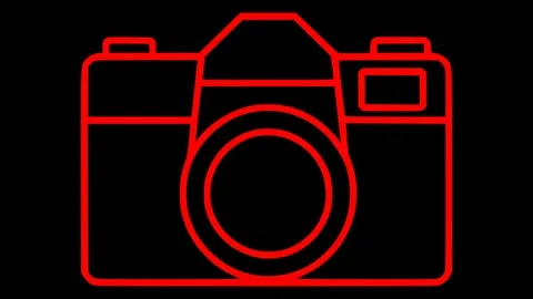 Camera Icon Animation – Photography &amp; Capture Loop Vidéo 309919485