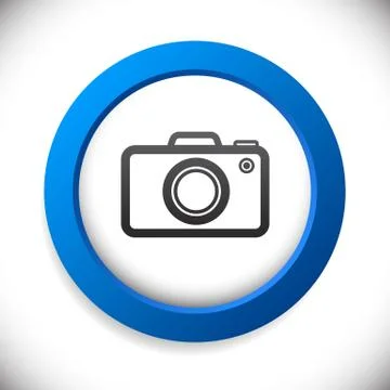 Camera icon, background Stock Illustration