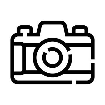 Camera icon for capturing visual media and moments 스톡 일러스트