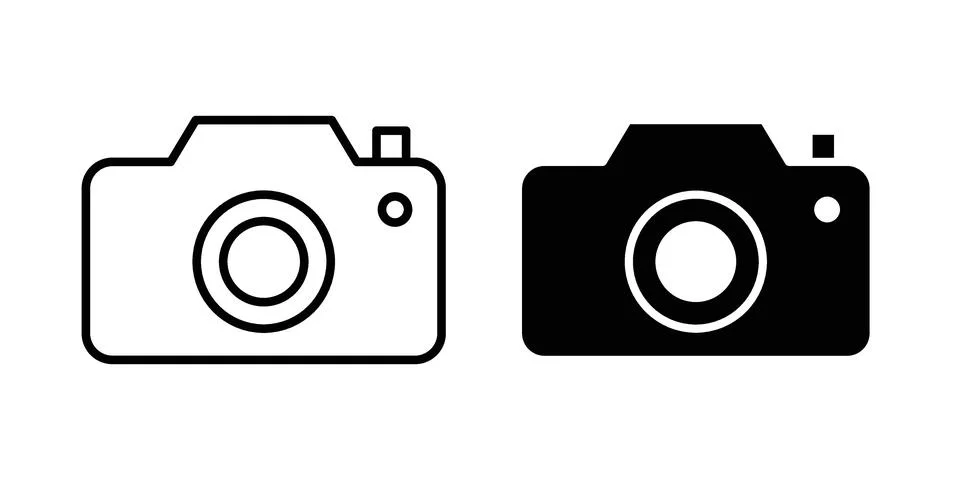 Camera icon concept. best for web design 스톡 일러스트