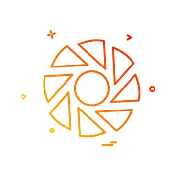 Camera icon design vector 스톡 일러스트