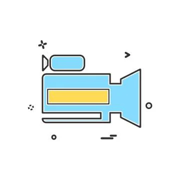 Camera icon design vector Stock Illustration