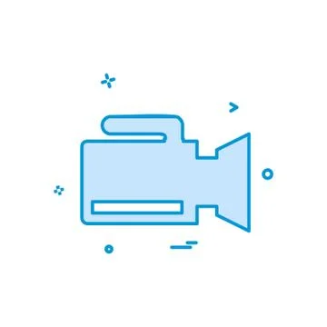 Camera icon design vector Illustrazione stock