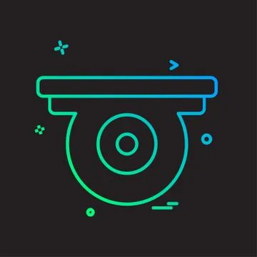 Camera icon design vector 스톡 일러스트