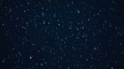 Camera Icon with digits. icon appears from the letters of the alphabet Stock Footage 83294157