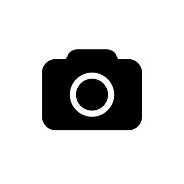 Camera Icon in flat style Illustrazione stock