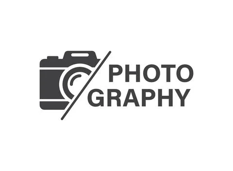 Camera icon in flat style. Photography vector illustration on isolated back.. Stock Illustration