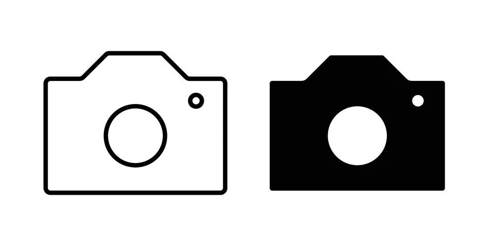 Camera icon graphic element. web icon set 스톡 일러스트
