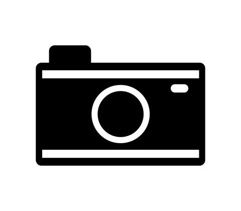 Camera icon illustrated in vector on white background Stock Illustration