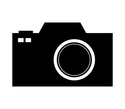 Camera icon illustrated in vector on white background Stock Illustration