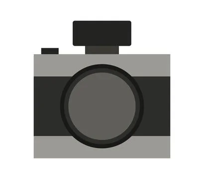 Camera icon illustrated in vector on white background Stock Illustration
