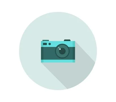 Camera icon illustrated in vector on white background Stock Illustration