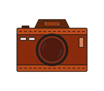 Camera icon illustrated in vector on white background camera icon illustra... Stock Photos