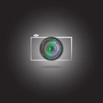 Camera icon Illustrazione stock