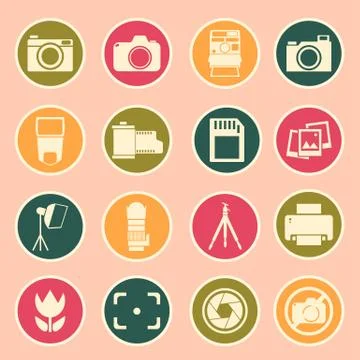 Camera icon Stock Illustration