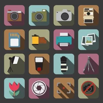Camera icon Stock Illustration