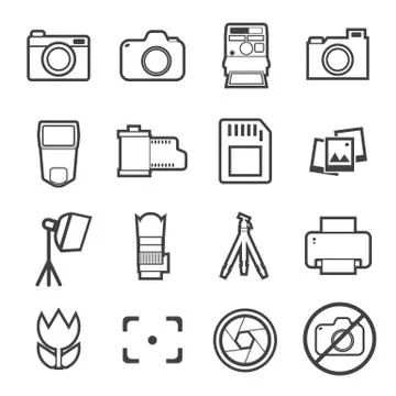 Camera icon Stock Illustration