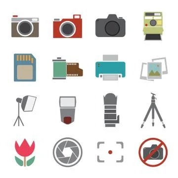 Camera icon Stock Illustration