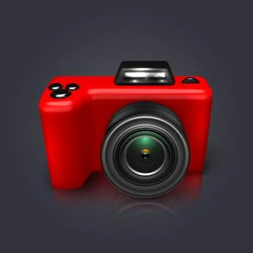 Camera icon Stock Illustration