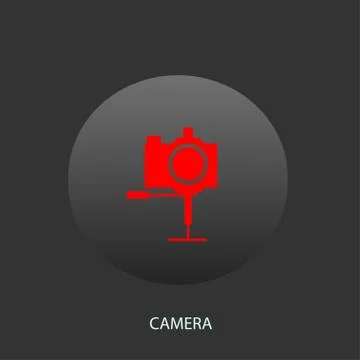 Camera icon Stock Illustration