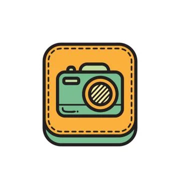 Camera Icon Illustrazione stock