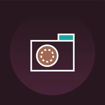 Camera Icon Illustrazione stock