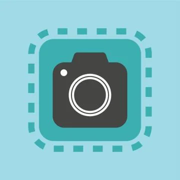 Camera Icon Illustrazione stock