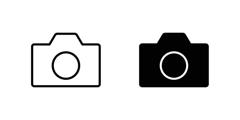 Camera icon Illustration Eps10 for web or app 스톡 일러스트