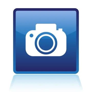 Camera icon - illustration Stock Illustration