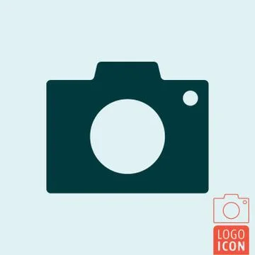 Camera icon isolated Stock Illustration