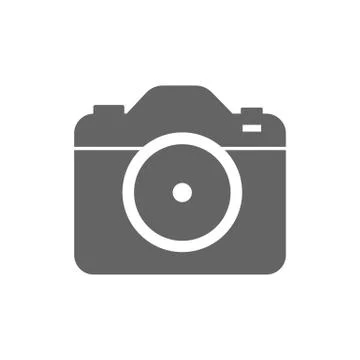 Camera icon. Isolated photo camera symbol. Vector illustration. Stock Illustration