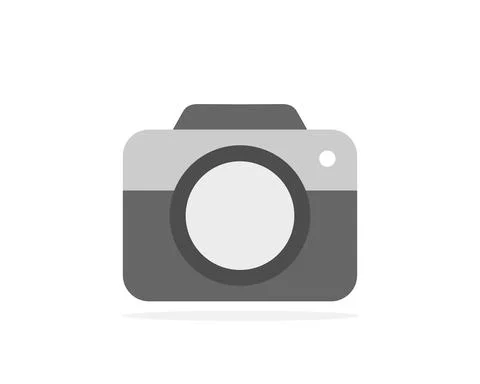 Camera icon isolated on white background. Camera symbol for your website desi 스톡 일러스트