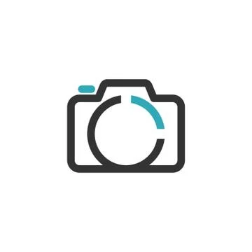 Camera Icon Logo Template Illustration Design. Vector EPS 10. Stock Illustration